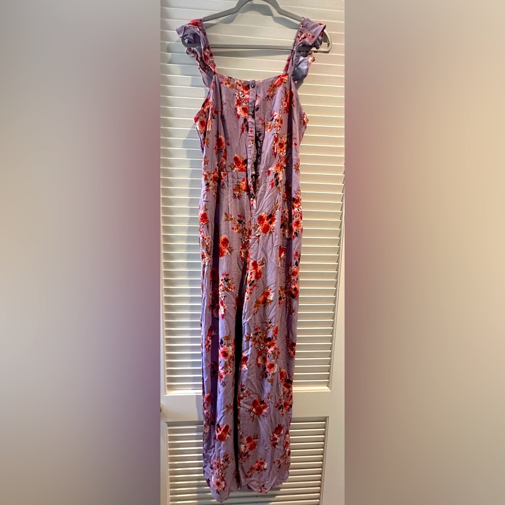 Xhilaration Floral Pantsuit SIZE M